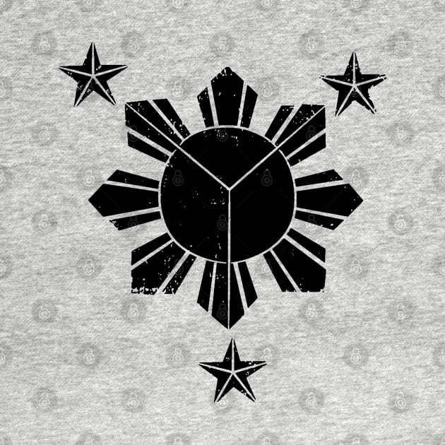 3 stars and a sun - Philippines flag by CatheBelan